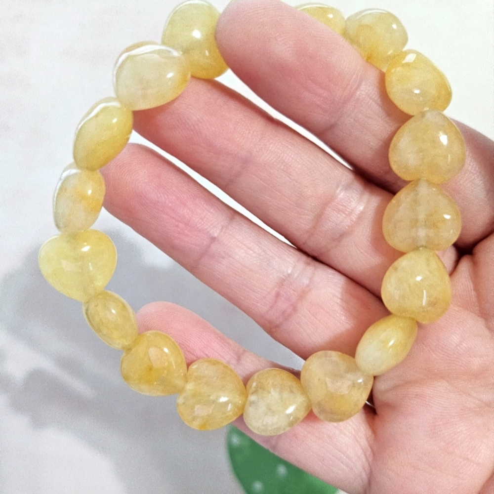 honey calcite bracelet